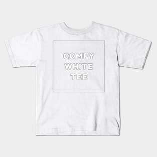 Comfy White Tee Kids T-Shirt